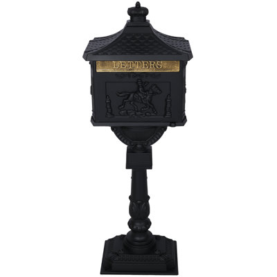Aluminum Post Mounted Mailbox