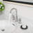 2-handle Bathroom Faucet with Drain Assembly