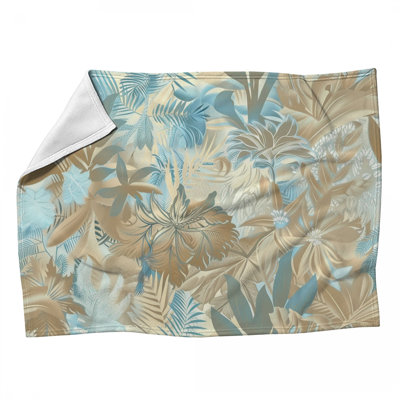Blend Tropical Machine Printed Throw Blanket
