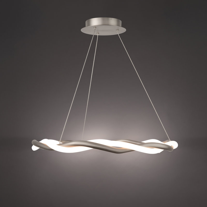 Escapade 1 - Light LED Pendant, Brushed Nickel