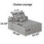 Canapé modulaire moderne capitonné avec 2 coussins-1450313635