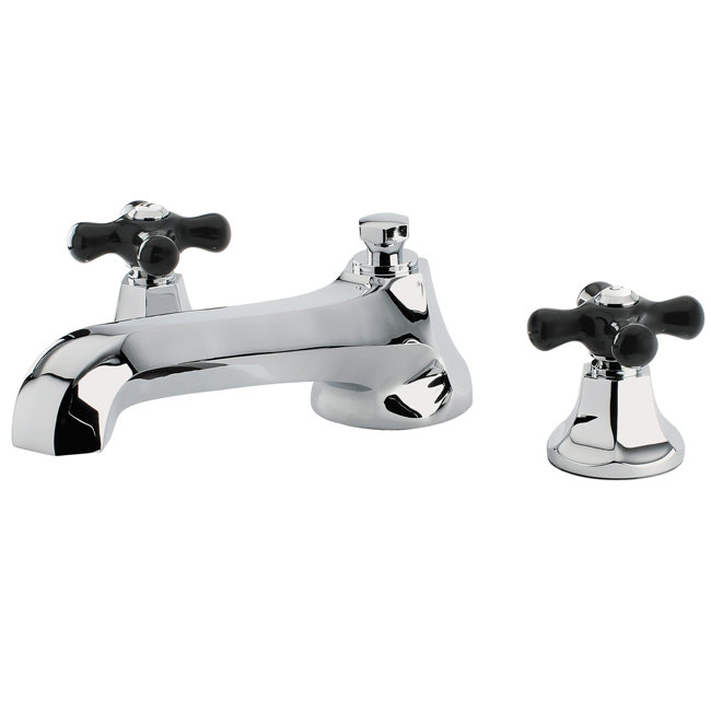 Kingston Brass Duchess Two-Handle 3-Hole Deck Mount Roman Tub Faucet, Chrome