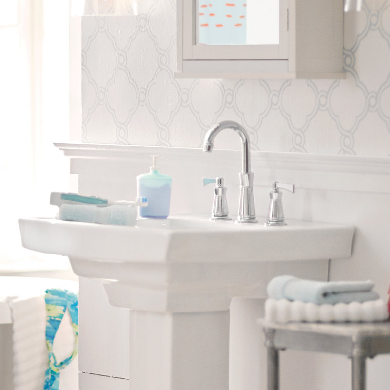 Archer Kohler Widespread Bathroom Faucet, Chrome poli