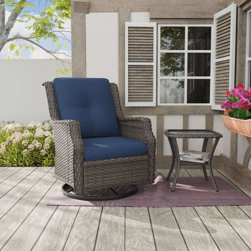 Chaise de patio avec coussins Capewood