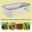 Lit de jardin surélevé modulaire en acier galvanisé 9 en 1 Heise-267280927-234348695