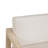 Brushed Finish Solid Eucalyptus Wood Patio Lounge Chair with Cushions