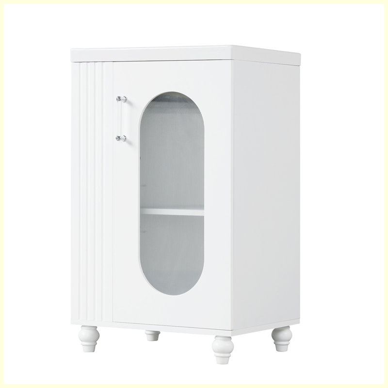 Meuble-lavabo moderne avec tablette à deux niveaux