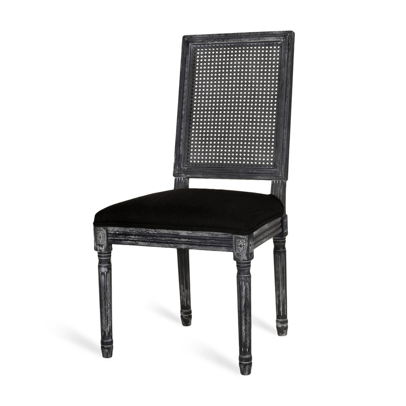 Chaise de salle à manger, Noir, Noir