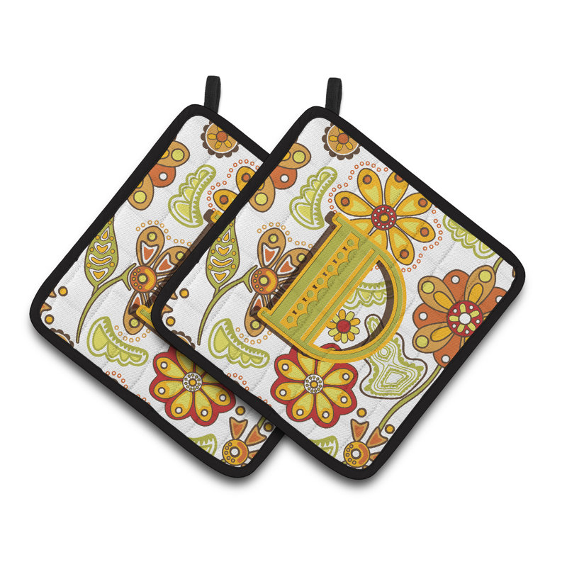 Manique floral, D
