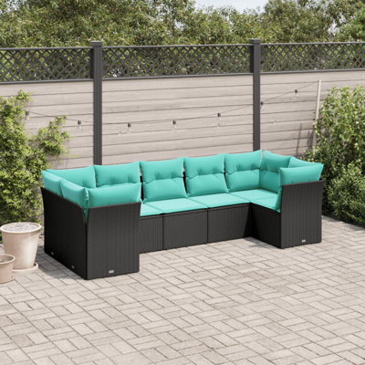 Ensemble de canapé de jardin extérieur