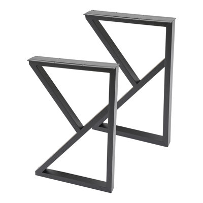 Pieds de table en métal Mayhugh