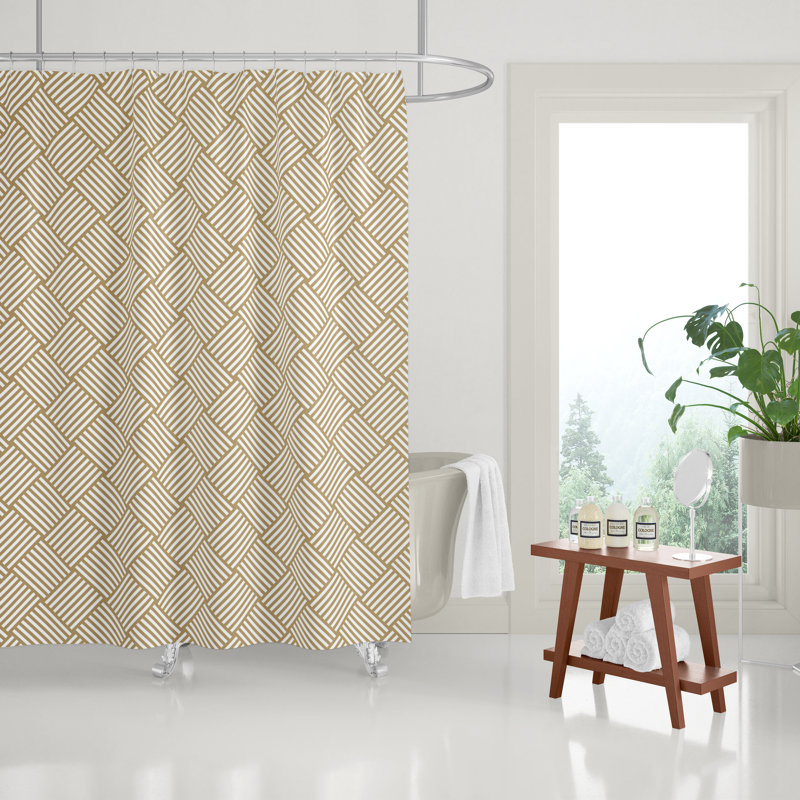 Rideau de douche Henley, Brun clair
