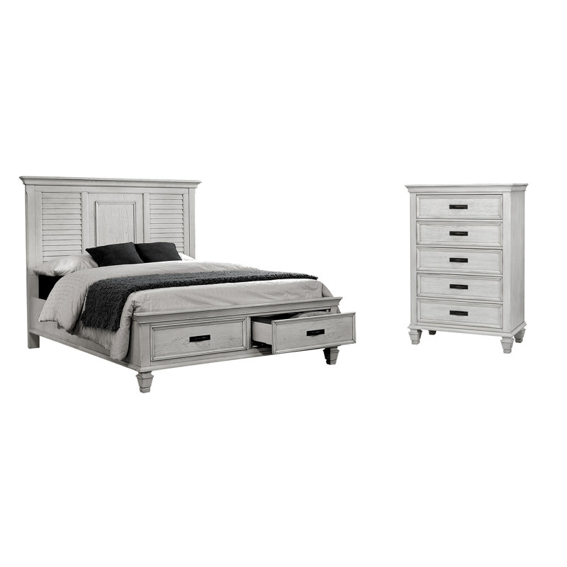 Ensemble de chambre à coucher avec commode 2 pièces Staats, Très grand