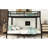 Black Metal Bunk Bed - Queen Over King. Teens & Adults' Choice. Space Solution. Noise Reduction. Strong Frame. No Box Spring. Under Storage. 2 Side Ladders. Enhanced