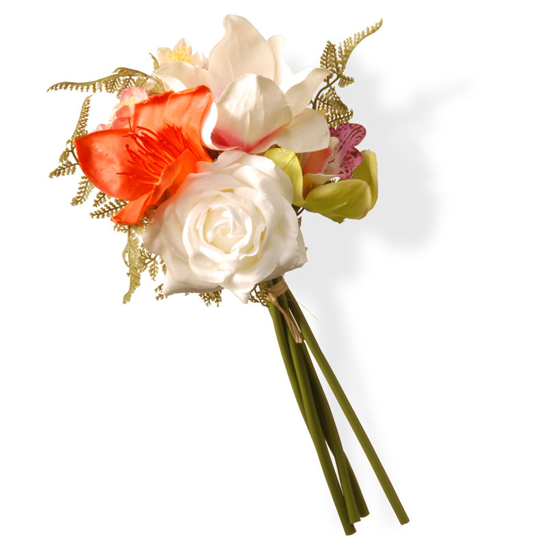13" White Rose Bundle