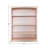 Ossy American Built Solid Wood Bookcase-2096133057-2044408093