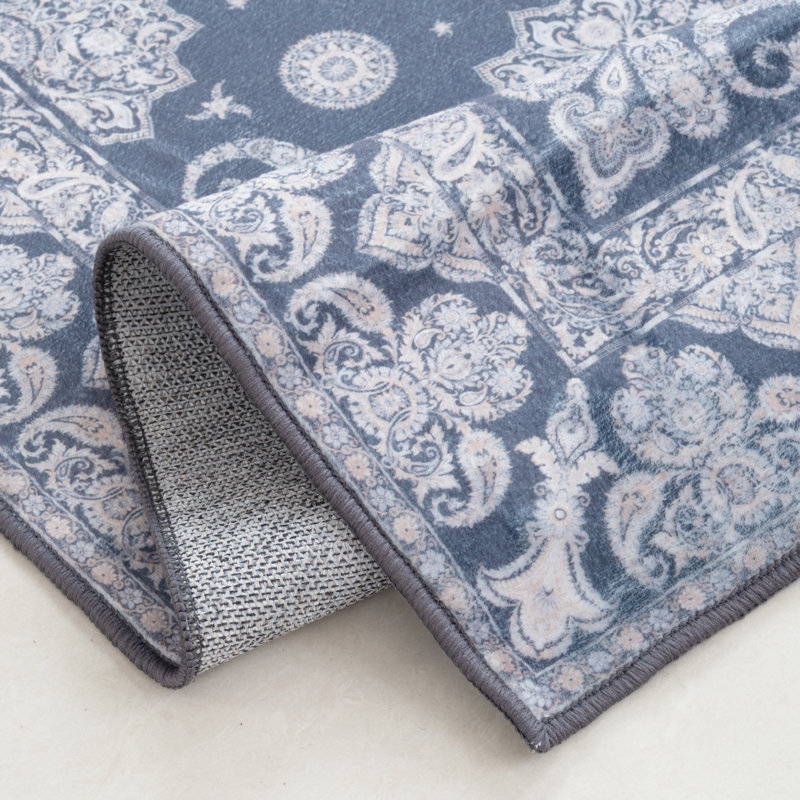 Tapis en flanelle Harner, Tapis de couloir 1 pi 8 po x 5 pi