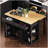 Versatile Kitchen Island with Extendable Table and Multiple Functional Features-314541066