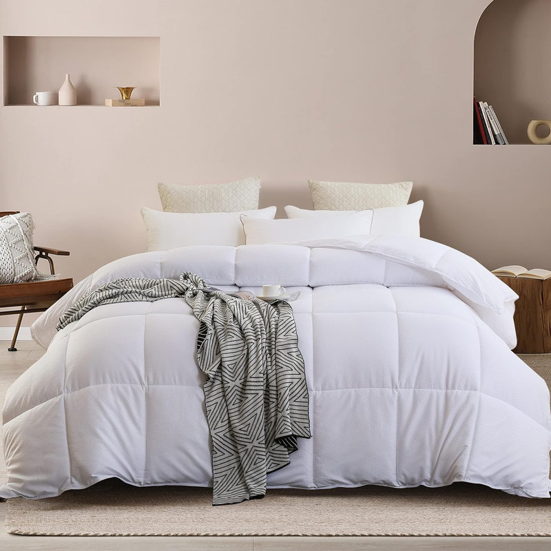 Comforter, White, Full XL