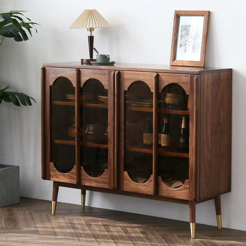 Modern minimalist dining ware storage cabinet