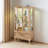 Lighted Glass Curio Display Cabinet-778595756