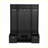Coat Racks with Bench &amp; Storage | 58.8'' Modern 5-in-1 Hall Tree | 7 Hooks, 2 Drawers | Black | MDF-630381355