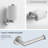 Fresco Brushed Nickel 3 pieces Decorative Bathroom Hardware sets