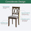 Ensemble de 4 chaises en bois massif