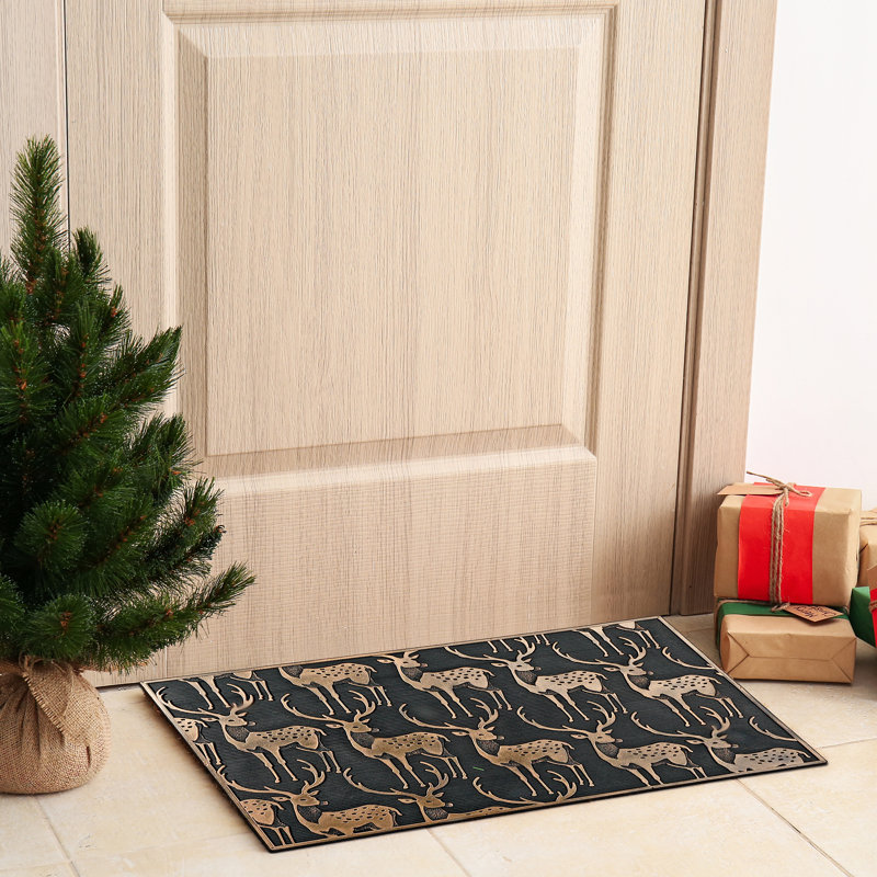 Tapis en caoutchouc (renne)