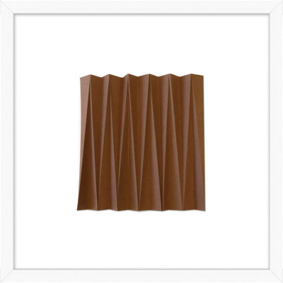 Dimensional Folded Accordian Dimensional Folded Accordian 2 by Mat Sanders - Shadow Box Print