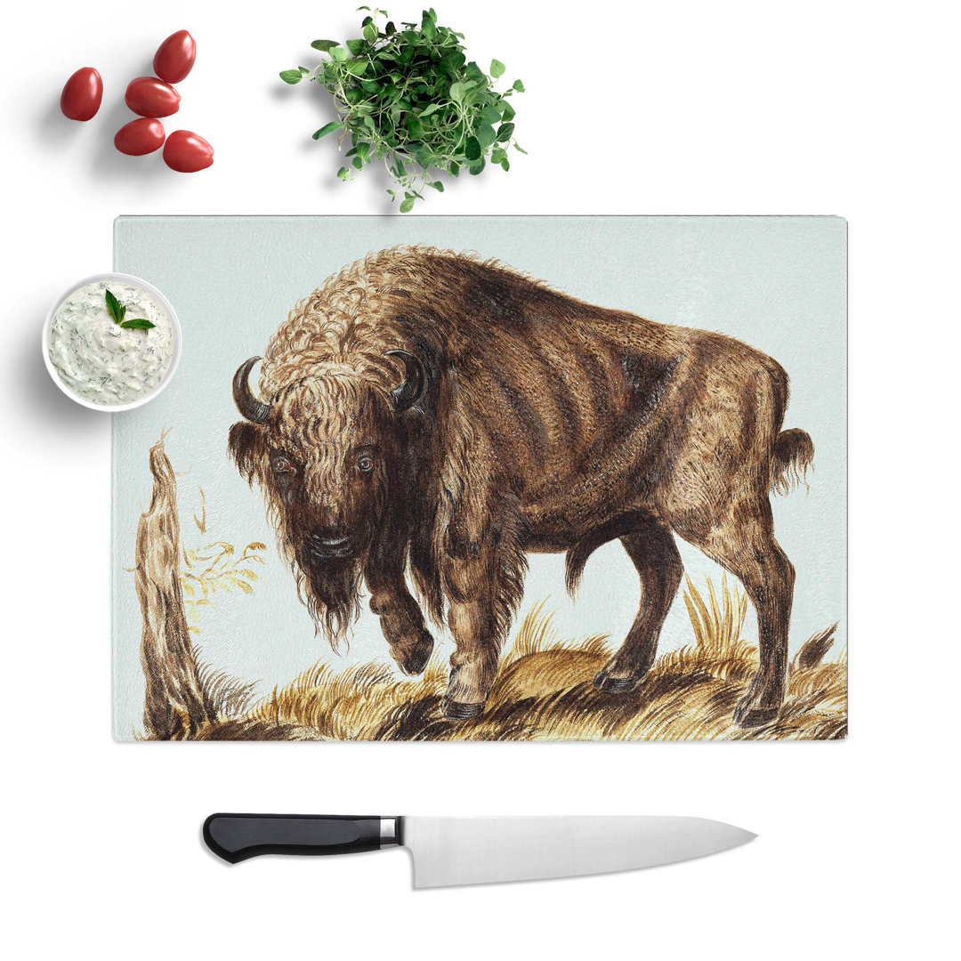 Tempered Glass Bison Chopping Board