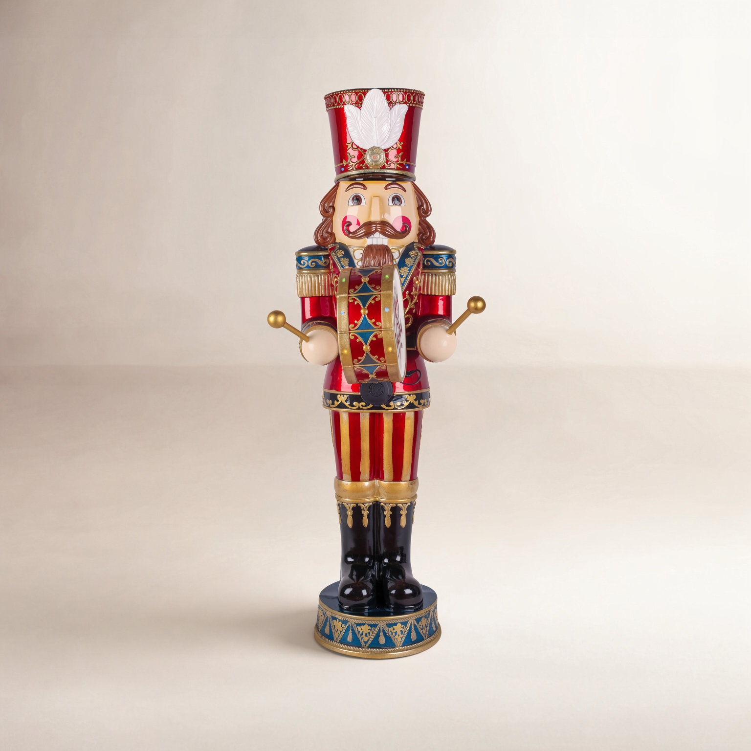 58" Animated Lighted Musical Nutcracker