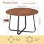 Metal Base Dining Table