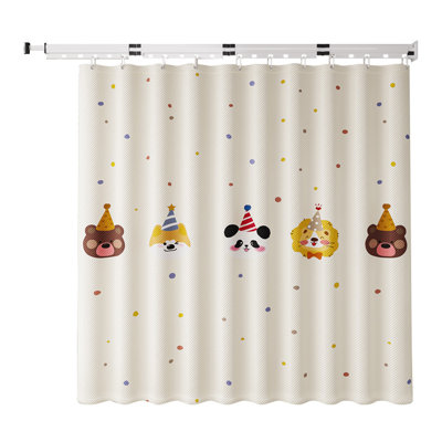 Ensemble de rideau de douche pliable