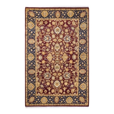Classic One-of-a-Kind 6'1" X 9'6" Hand Knotted Area Rug