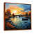 Cadre flottant brun