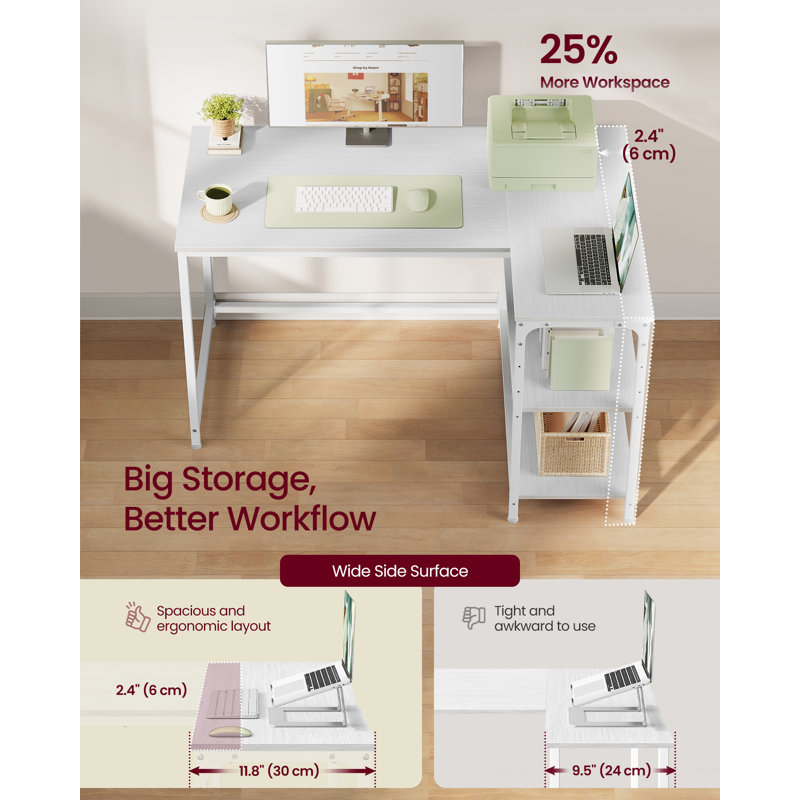 L-Shaped Computer Desk