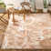 TOMMY BAHAMA Shibori Summer Tie Dye Indoor Outdoor Area Rug Rust/Purple/Ivory