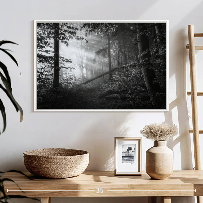 Point Of No Return, Floating Frame White, 25" X 17"