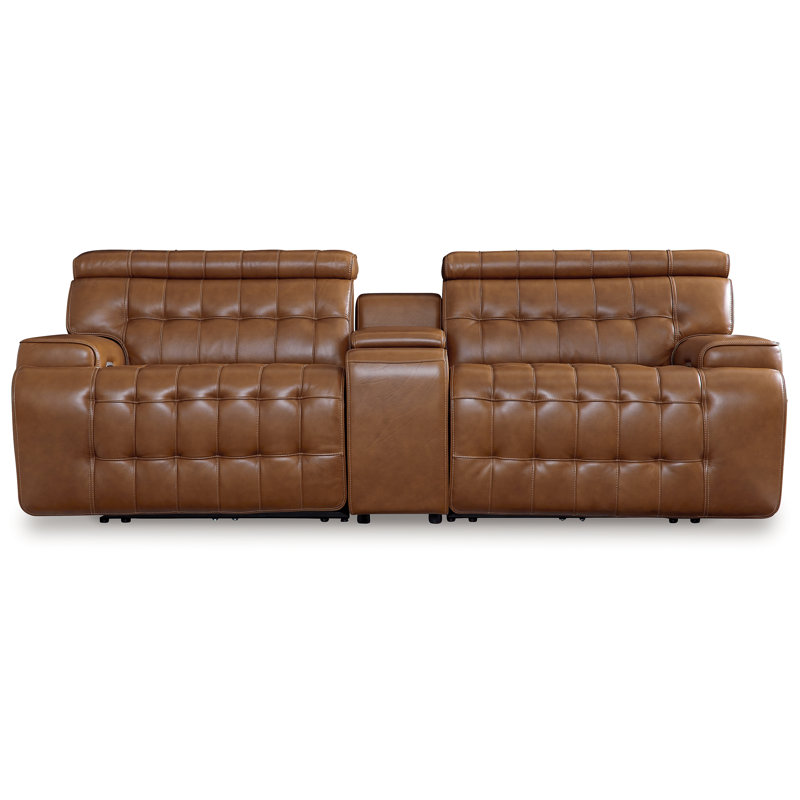 Temmpton 3-Piece Power Reclining Sectional Loveseat with Console