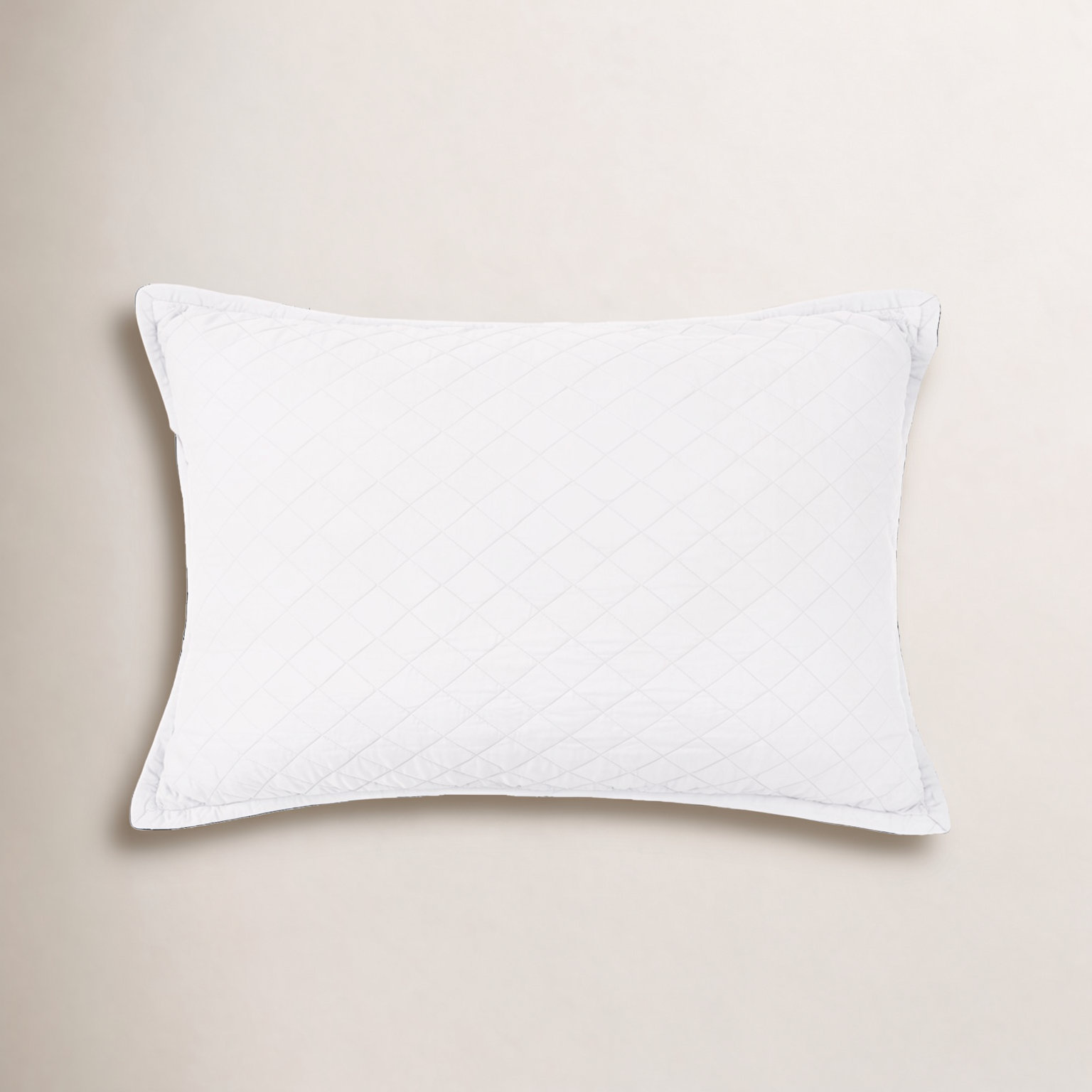 Monaco Rayon From Bamboo Sateen Throw Pillow, White