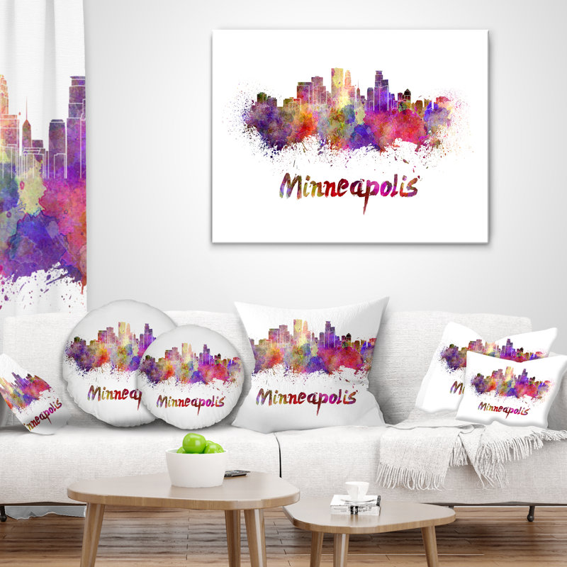 Coussin Minneapolis Skyline - Cityscape