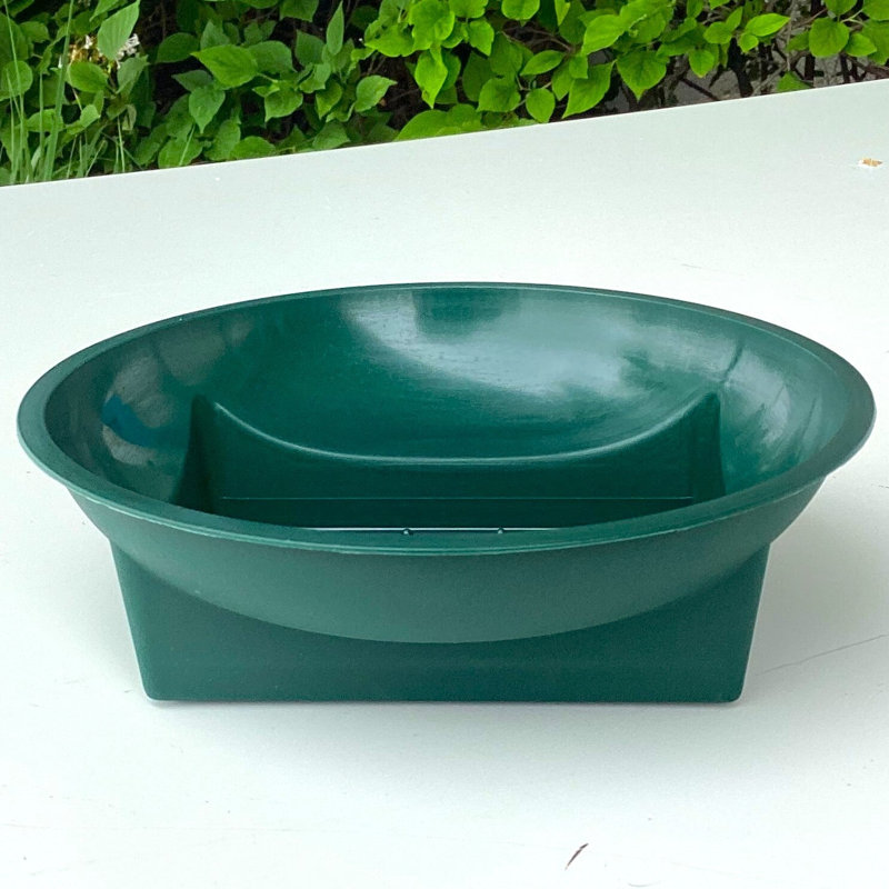 Support à plante en plastique vert, H 2 po x l 6,38 po x P 6,38 po, Vert