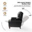 Fauteuil inclinable manuel en cuir véritable Adeesa-974225409