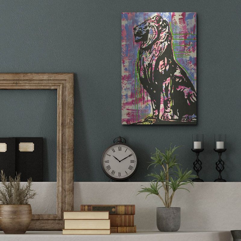 «Regal» par Dean Russo Studios, art mural en métal, H 16 po x l 12 po