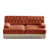 Velours rouge-brun