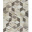 Mountain Wool Geometric Area Rug in Butter/Khaki-66177255