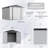 Outdoor 8 ft. W x 6 ft. D Metal Storage Shed-91460920