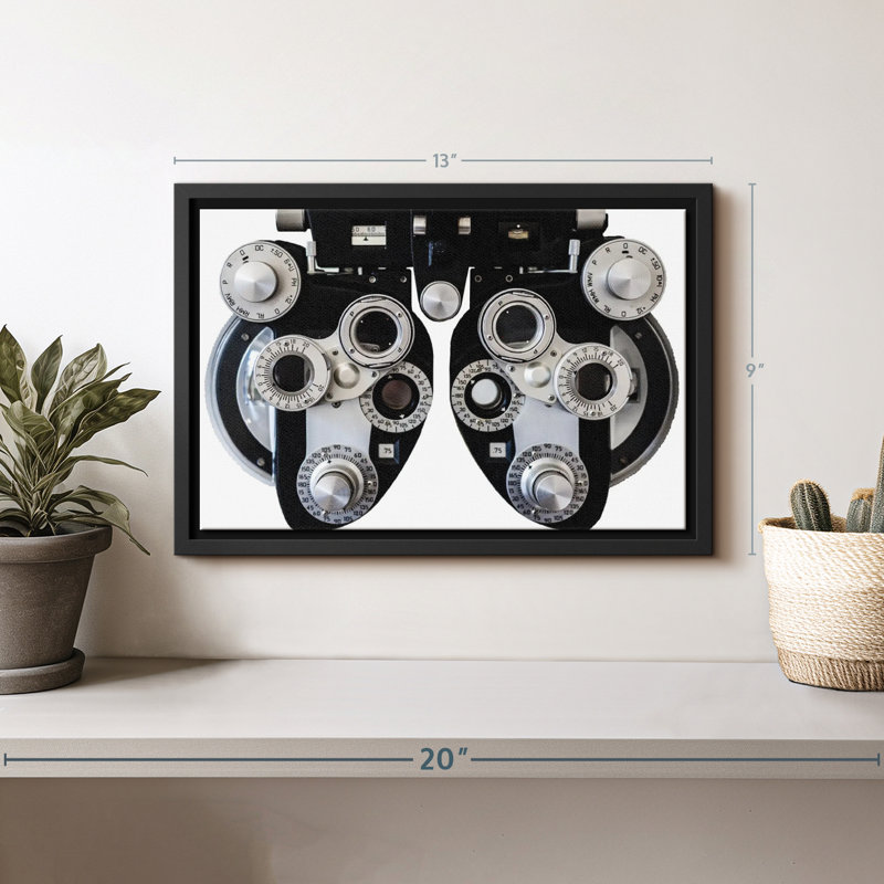 Impression optique sur toile optique Phoropter, H 9 po x l 13 po