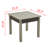 Bertolde Square Steel Outdoor Side Table